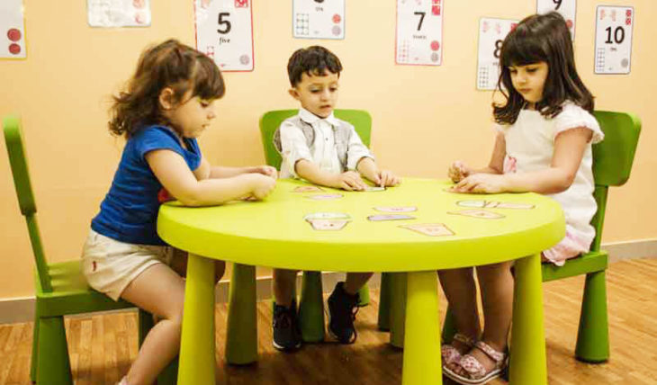 learning in nursery in Sharjah