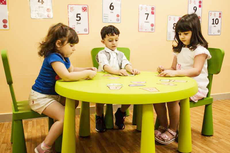 learning in nursery in Sharjah